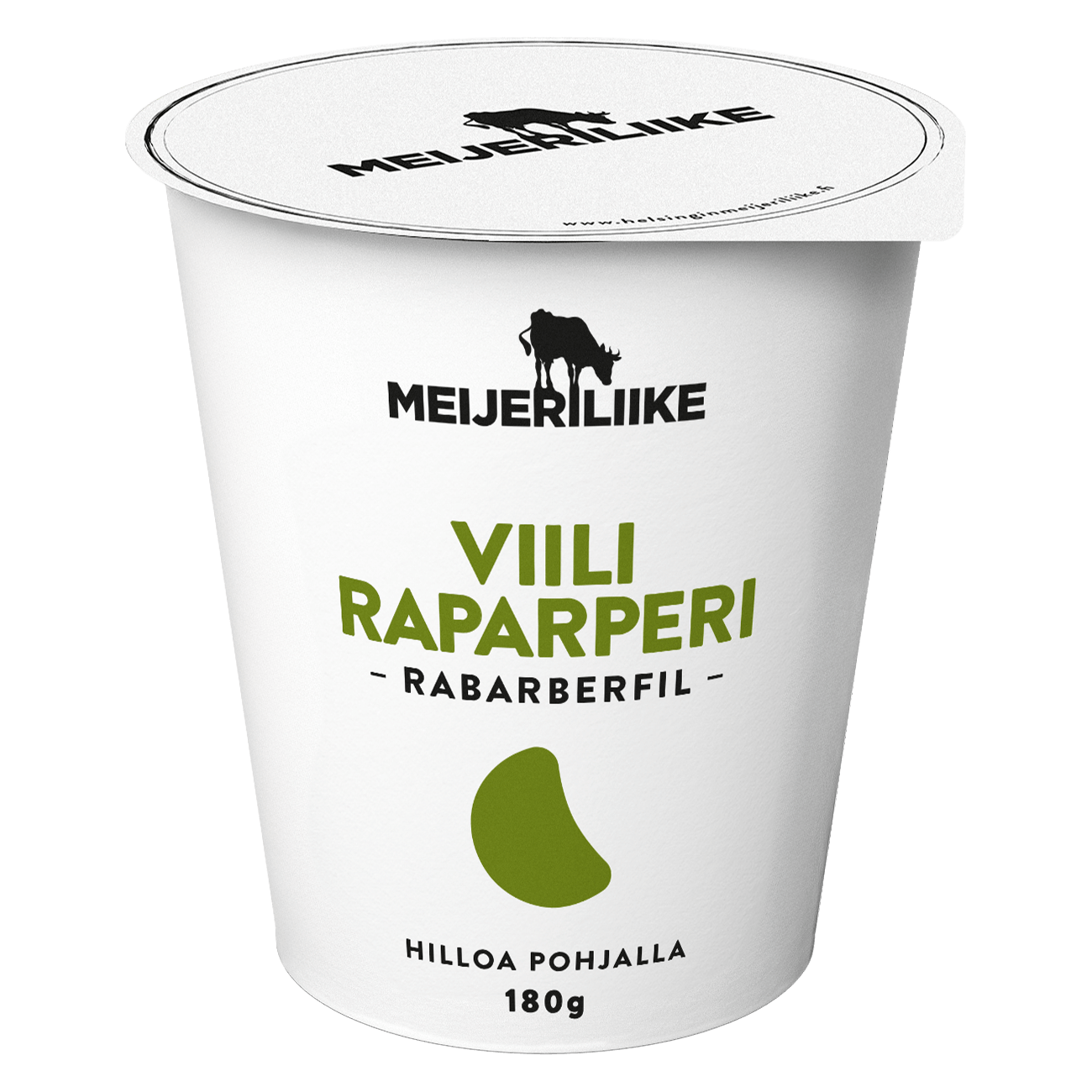 Raparperi viili - hilloa pohjalla